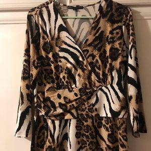 Ladies Animal print shirt